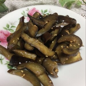 お弁当に☆茄子の甘辛煮